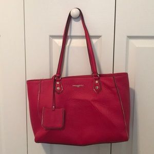 NWT Karl Lagerfeld Fuchsia Tote Bag